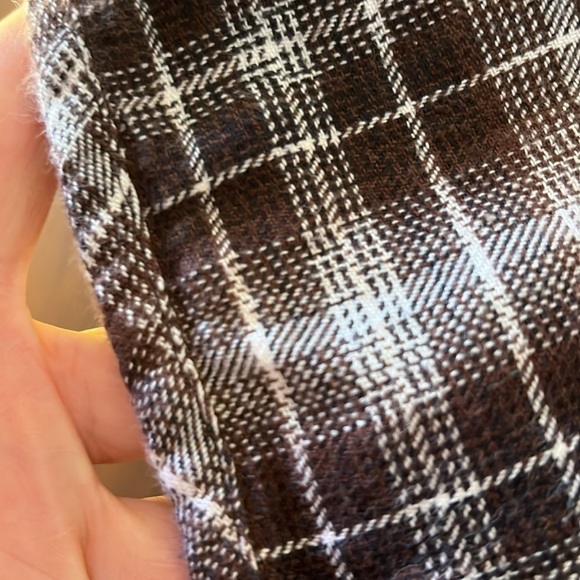 Uncle Frank 3/4 sleeved, lightweight flannel dress with embroidery. Size Small - Picture 6 of 13